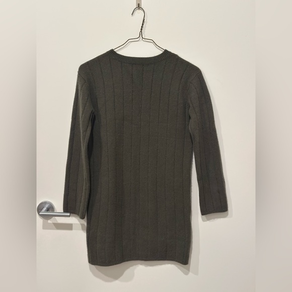 NakedCashmere Liv Sweater Dress Size S Olive Green - Picture 5 of 6